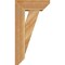 Ekena Millwork Traditional Slat Rough Sawn Bracket w/ Offset Brace, Western Red Cedar, 6"W x 14"D x 26"H BKT0604X14X26TRA06RWR - alternate 4